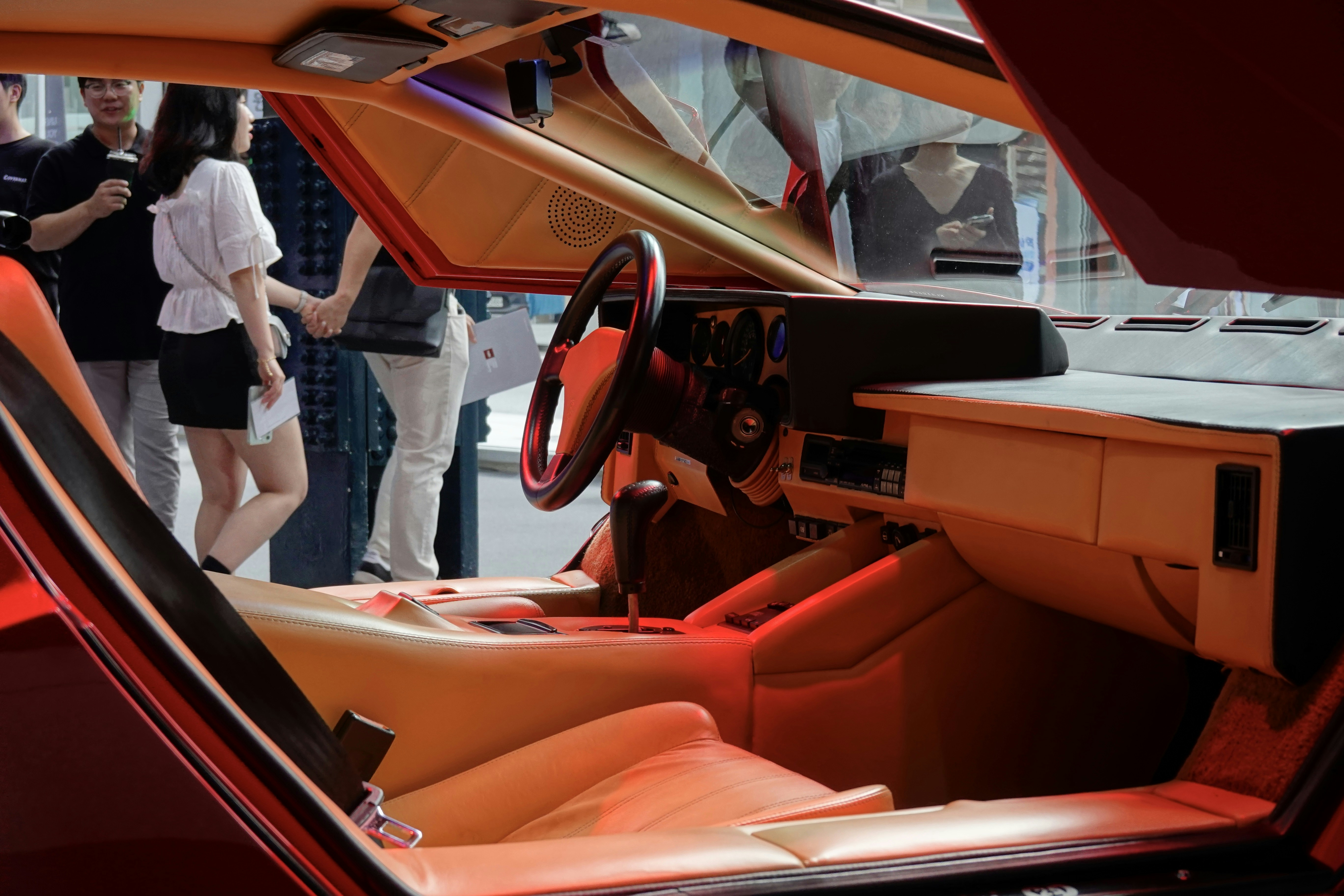 Car interior showroom