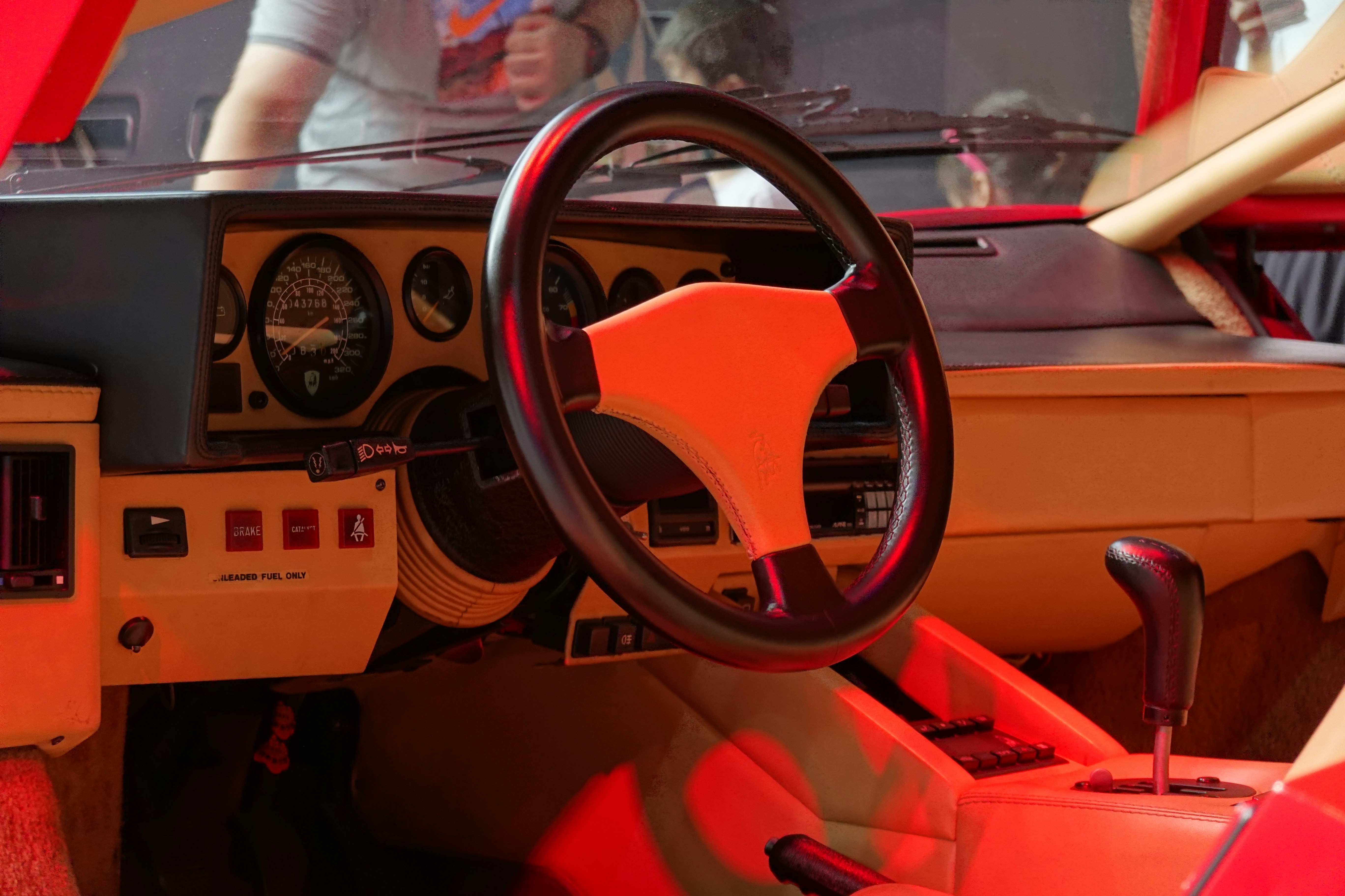 Classic car showroom