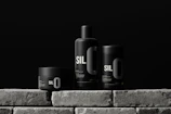 Lifestyle products showcased with clean lines and silver-gray tones.
