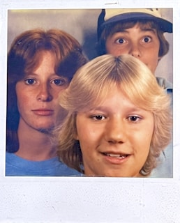 A photo of the agency's founders during the early days.