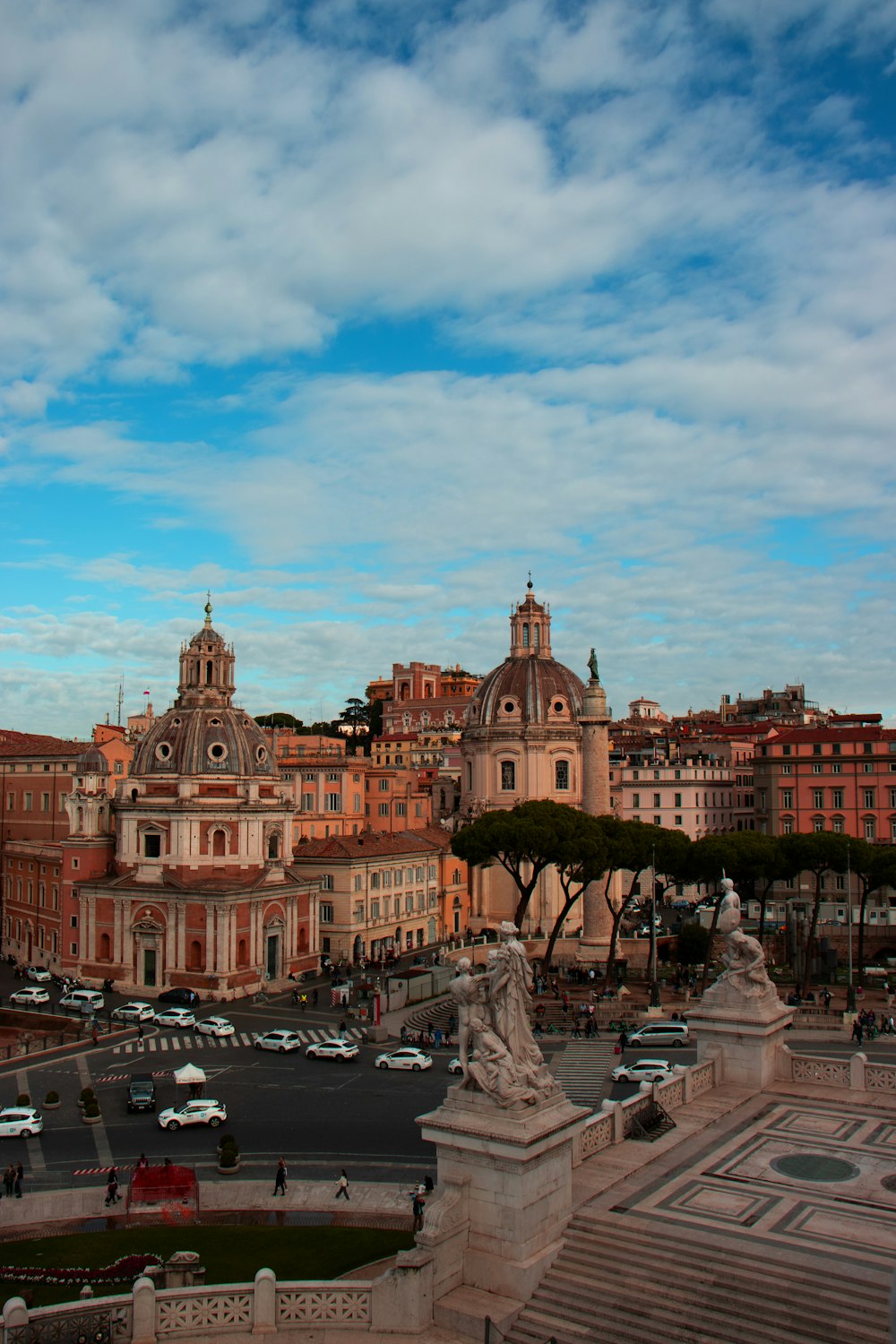 a view of a city with a lot of buildings