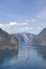 A crisp, icy Norwegian fjord with fishing boats preparing for a fresh catch at dawn.