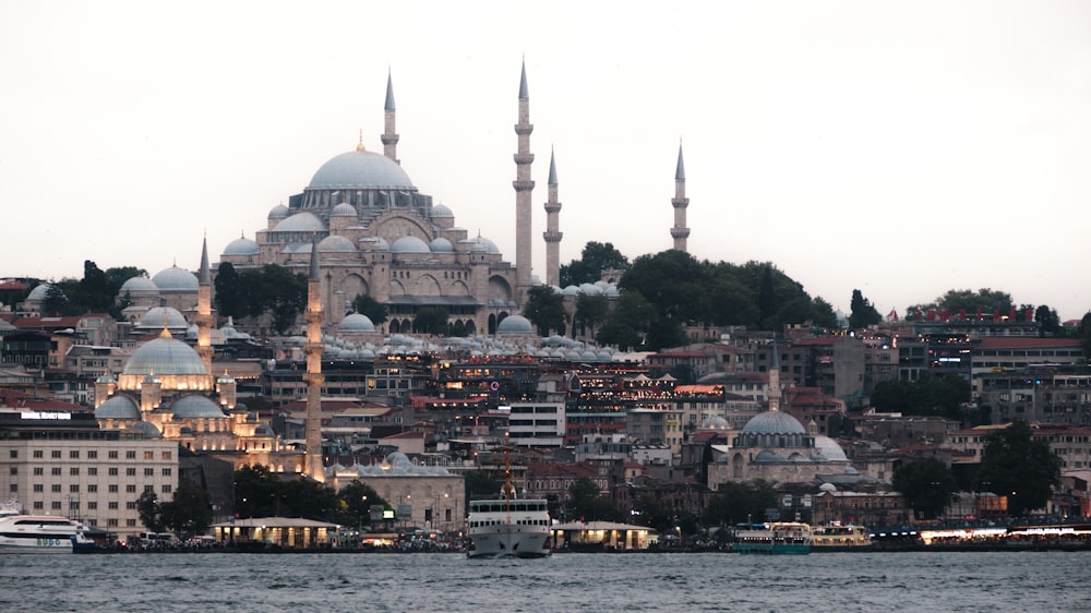 a view of a city with a lot of tall buildings