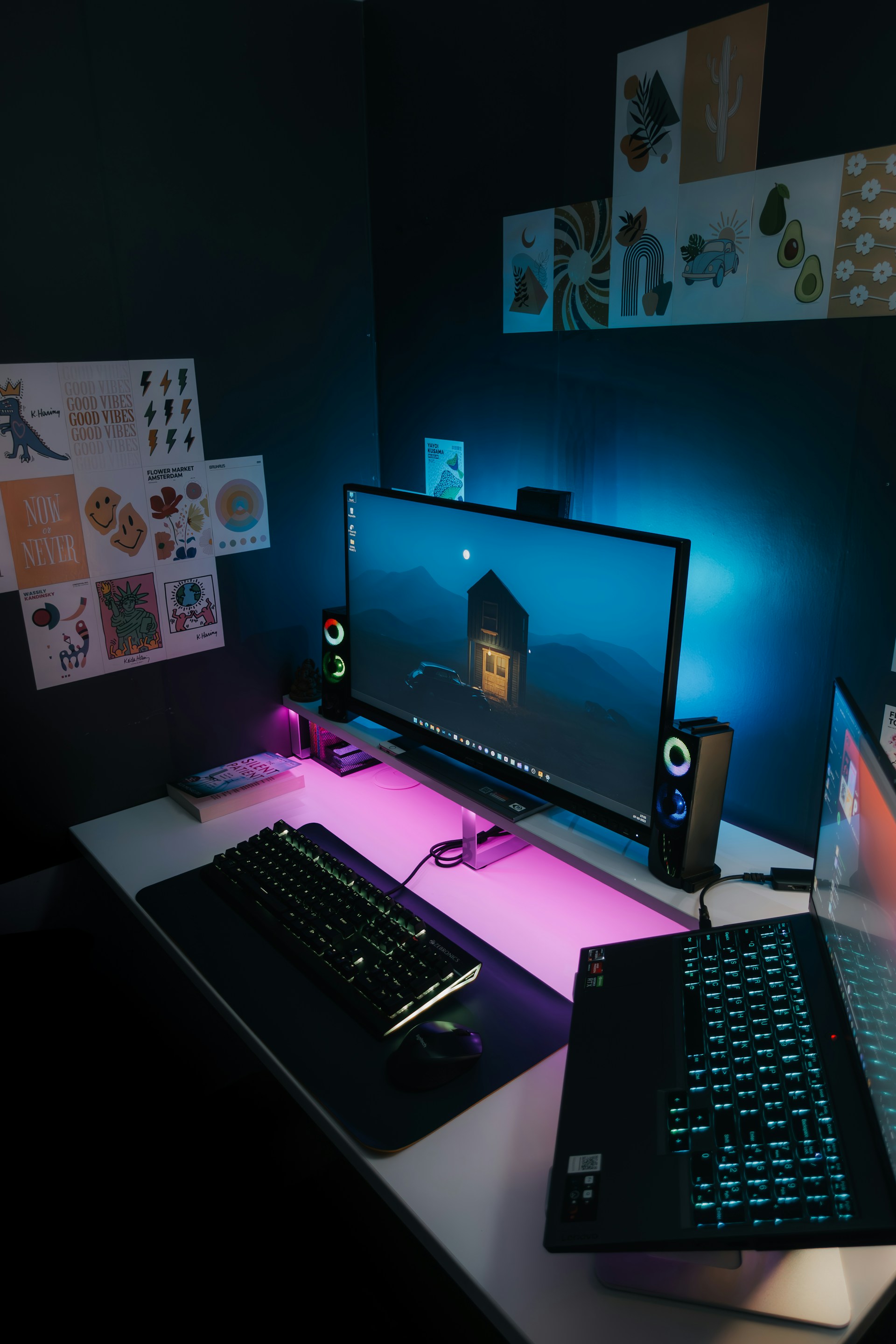 black and brown leather padded tub sofa