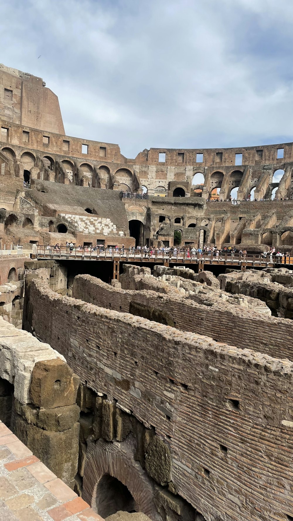 古代ローマのアンフィットの内部