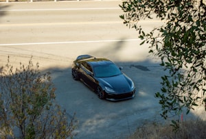 Compact Black Car