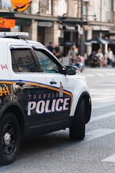 GPS-enabled patrol units navigating city streets with live tracking.