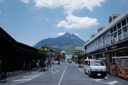 A peaceful morning view of Kingstown’s main street lined with local shops.