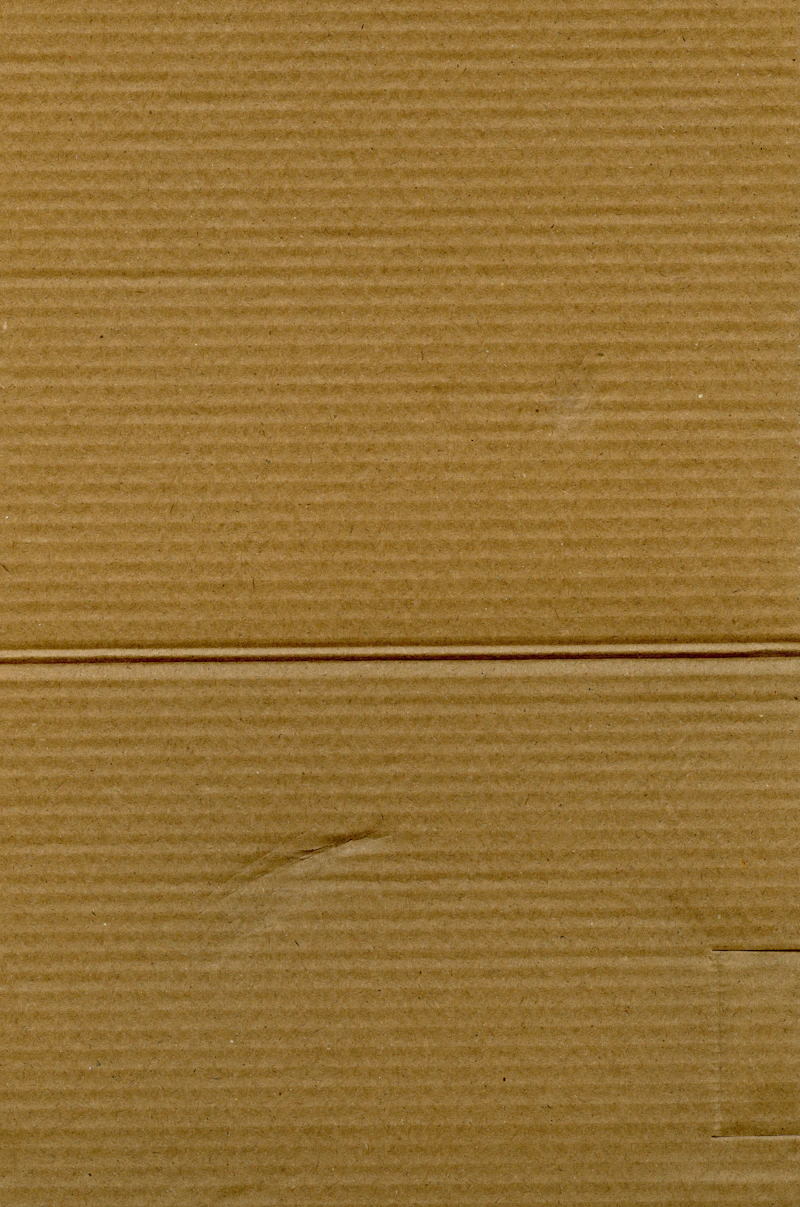Kraft liner surface texture detail