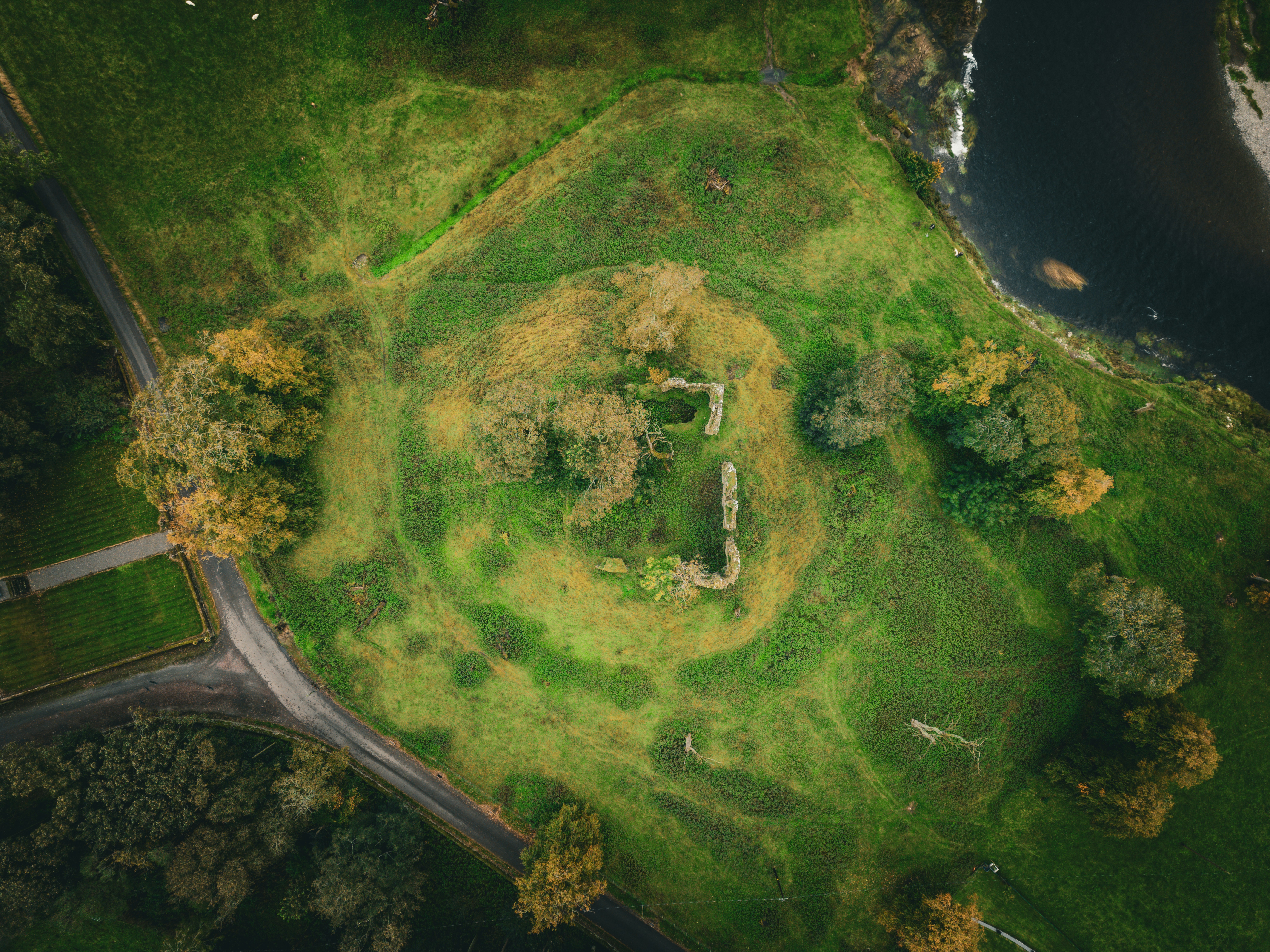 Crawford Castle ruins