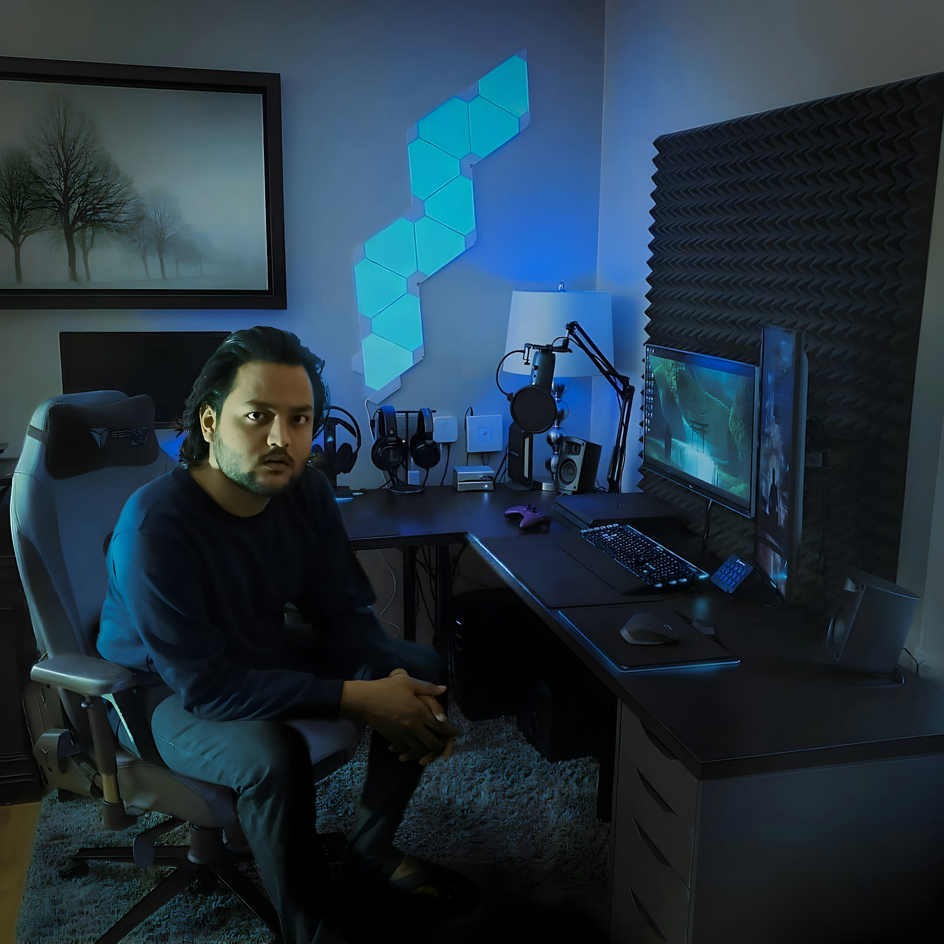 woman wearing yellow long-sleeved dress under white clouds and blue sky during daytime