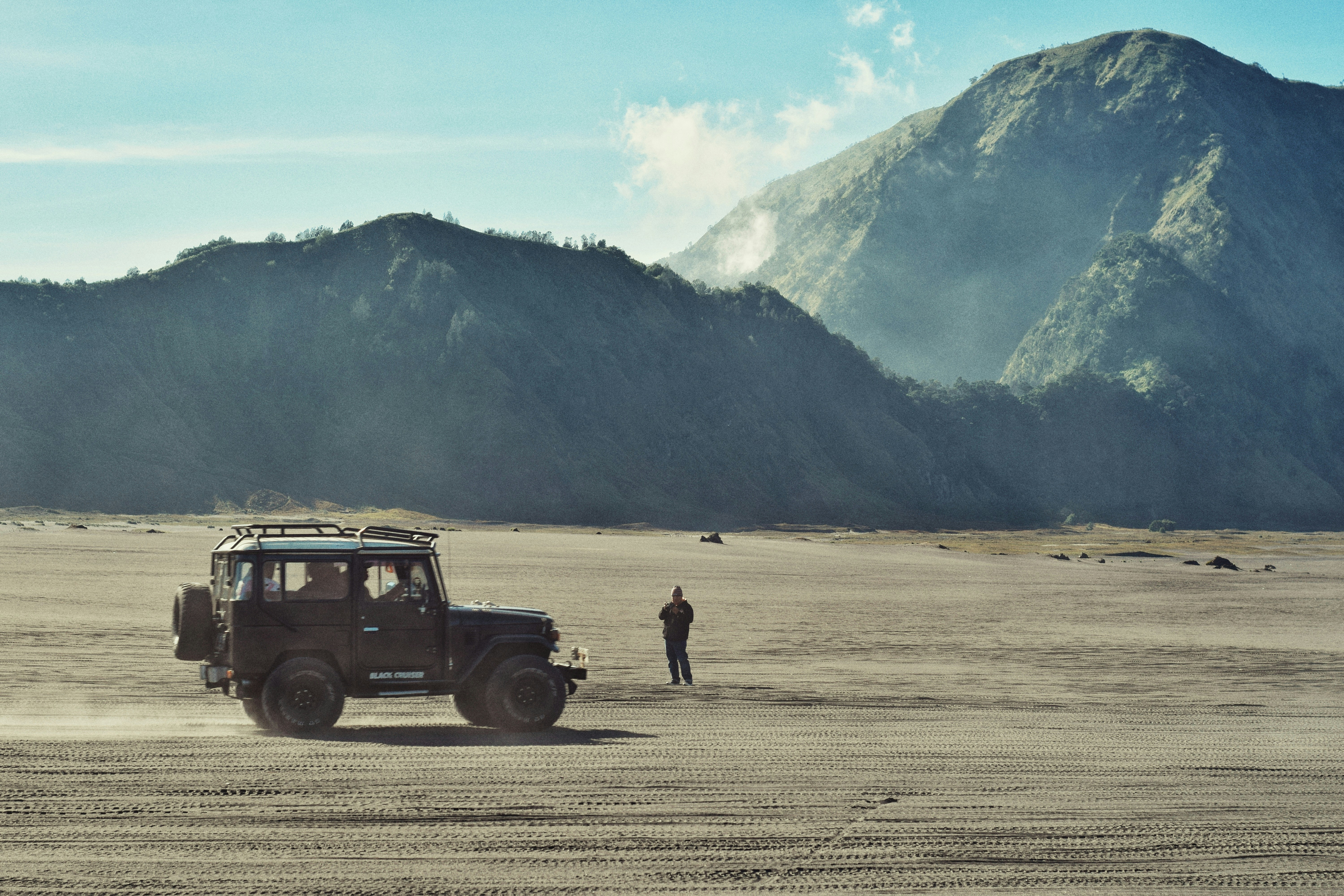 Panoramic view of Mount Bromo