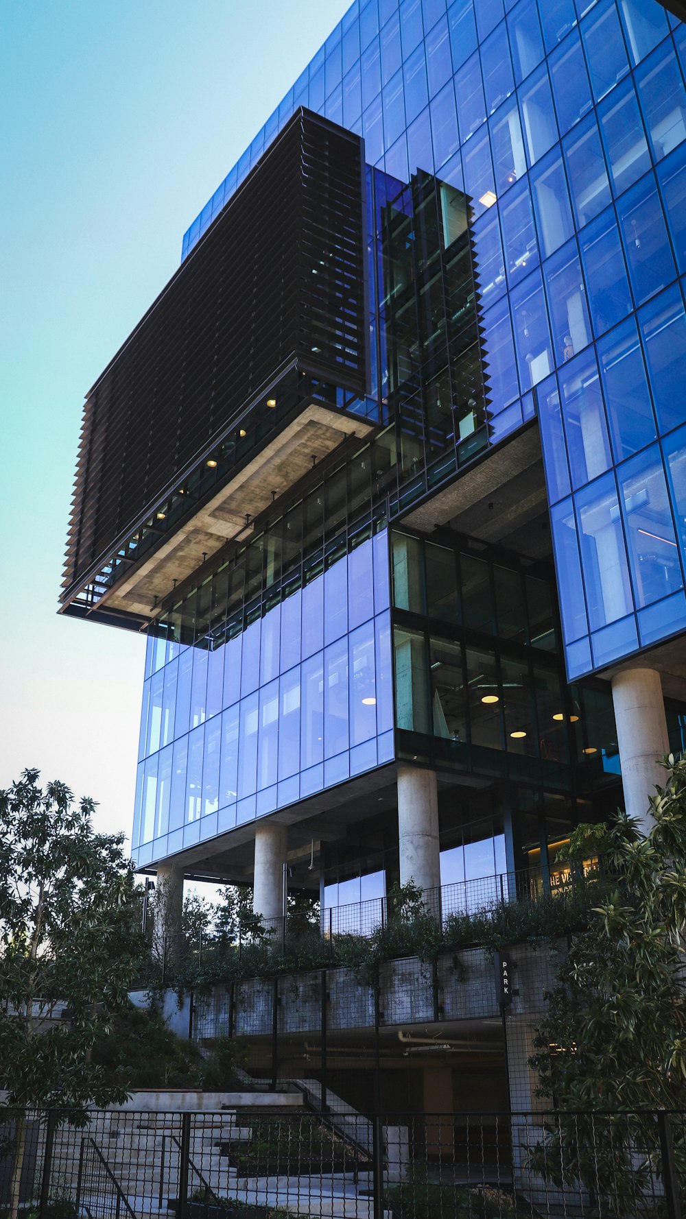 a very tall building with a lot of windows