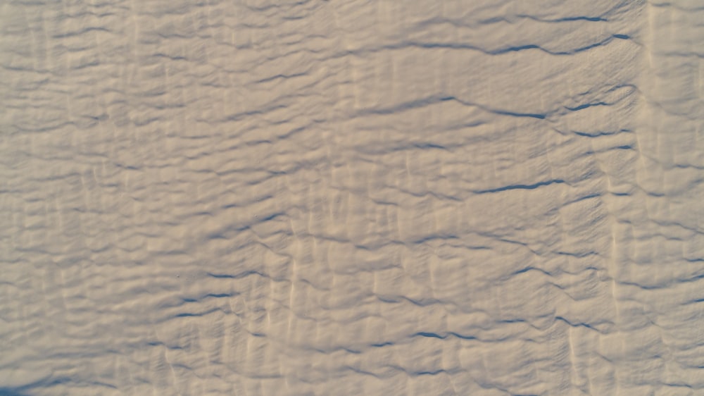 Ein Snowboarder fährt einen verschneiten Hügel hinunter