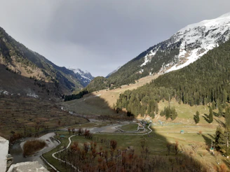 A serene Himalayan valley showcasing rich biodiversity and traditional landscapes.