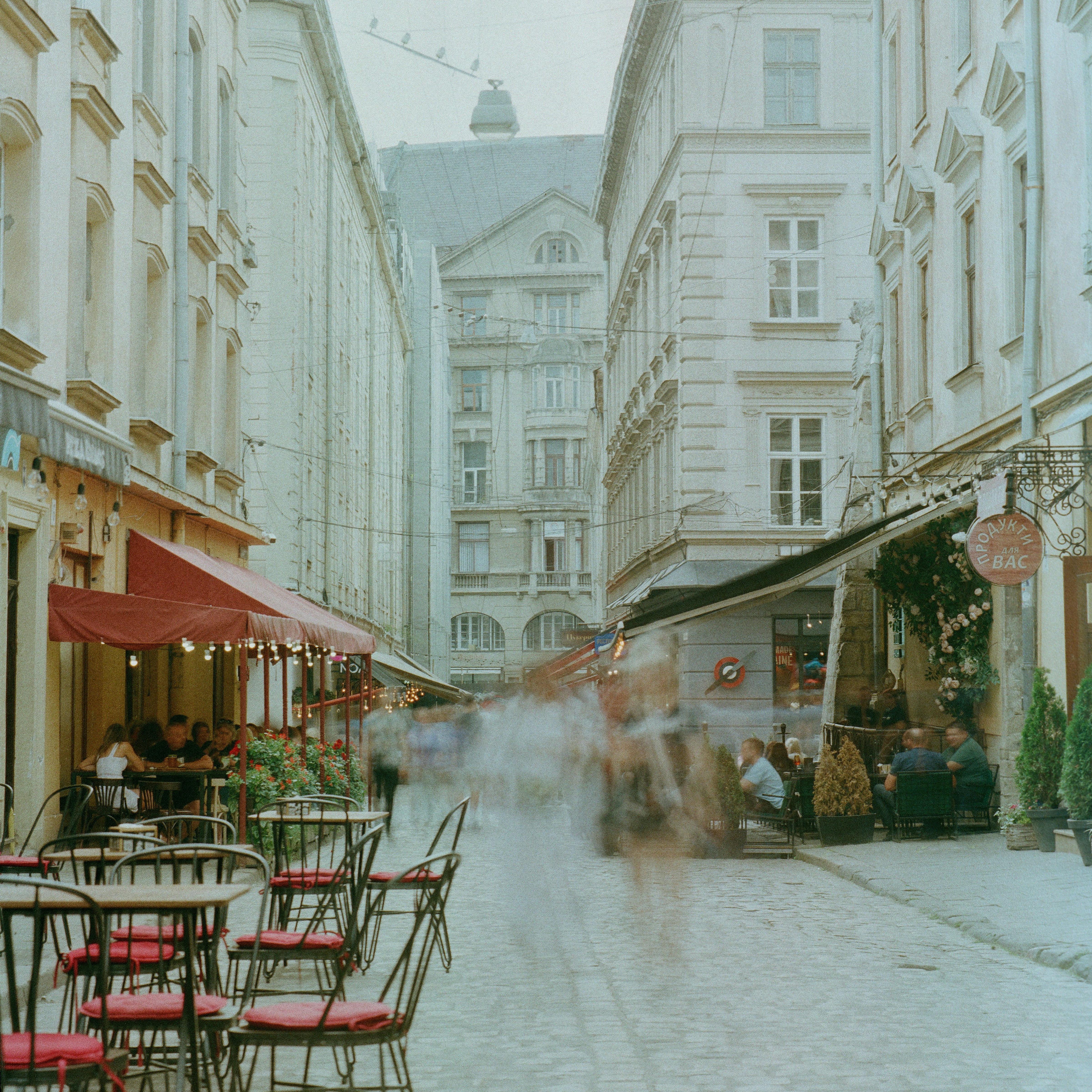 European travel street and architecture