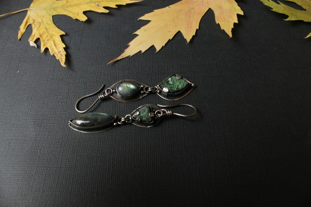 Jade Drop Earrings