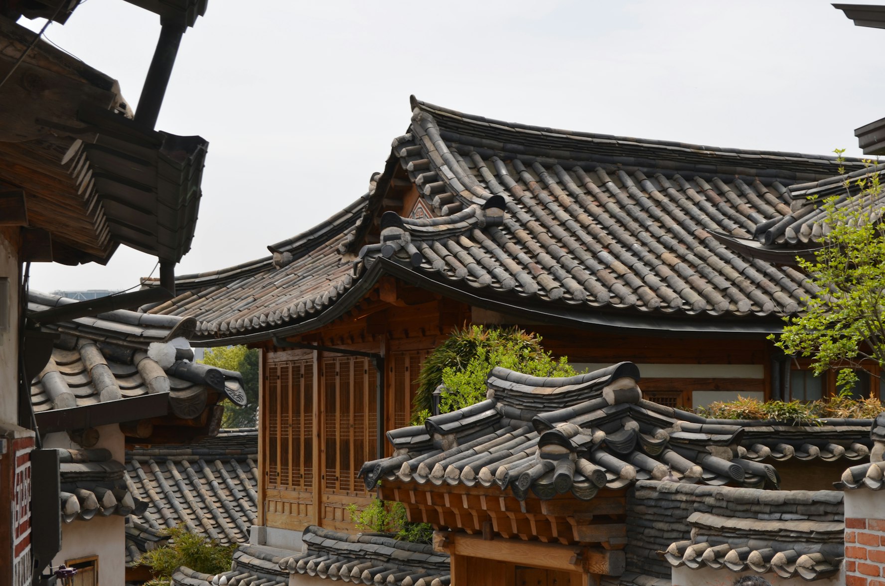 Le abitazioni tipiche del Bukchon Hanok Village a Seoul