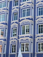 Image of a freshly painted building exterior highlighting quality finish