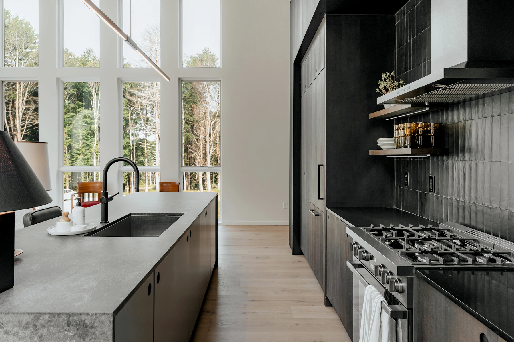 A kitchen composed around daily life