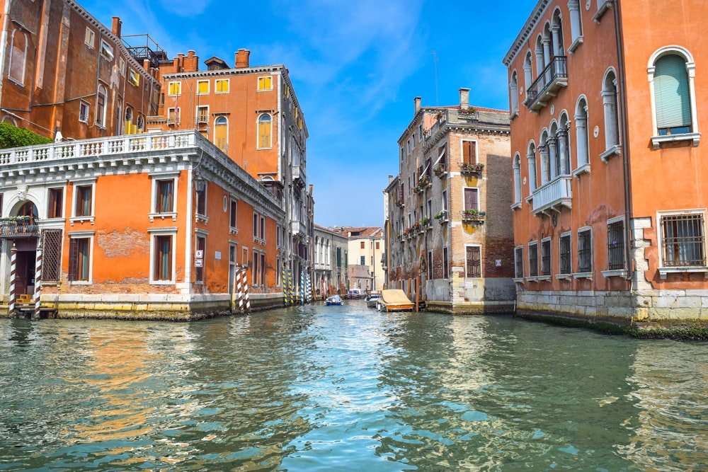 a canal with buildings on both sides of it