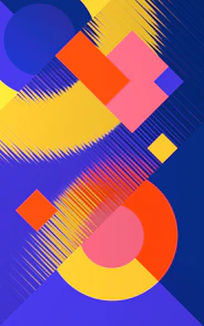 a colorful abstract background with lines and shapes