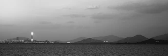 A panoramic shot of a premium real estate project with black gradient overlay and white typography details.