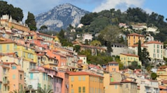 a large group of buildings on a hillside