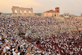 a large crowd of people in a stadium