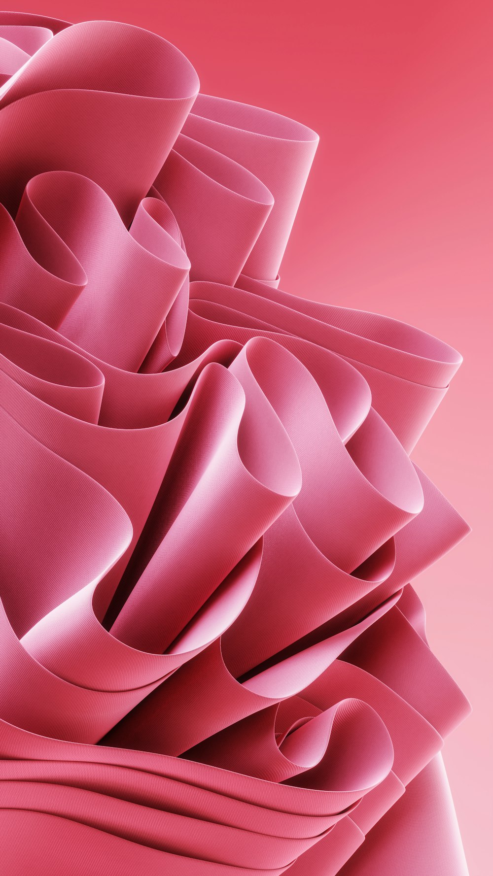 Eine Nahaufnahme eines rosa abstrakten Hintergrunds