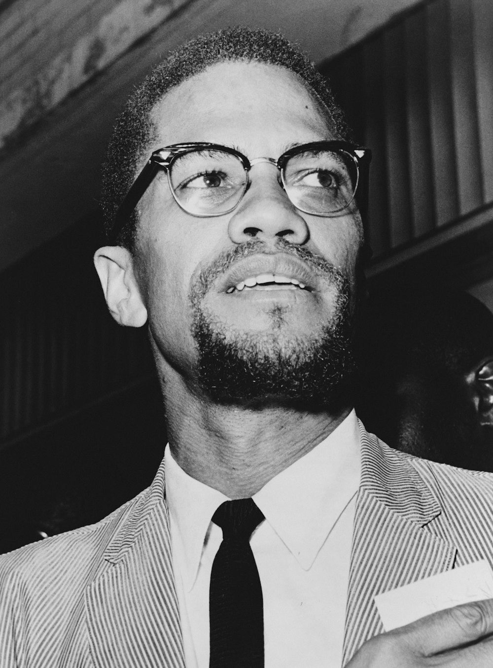 Malcolm X at Queens Court.