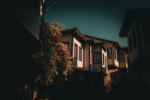 A warm, welcoming Maluku village home with traditional architecture bathed in soft morning light.