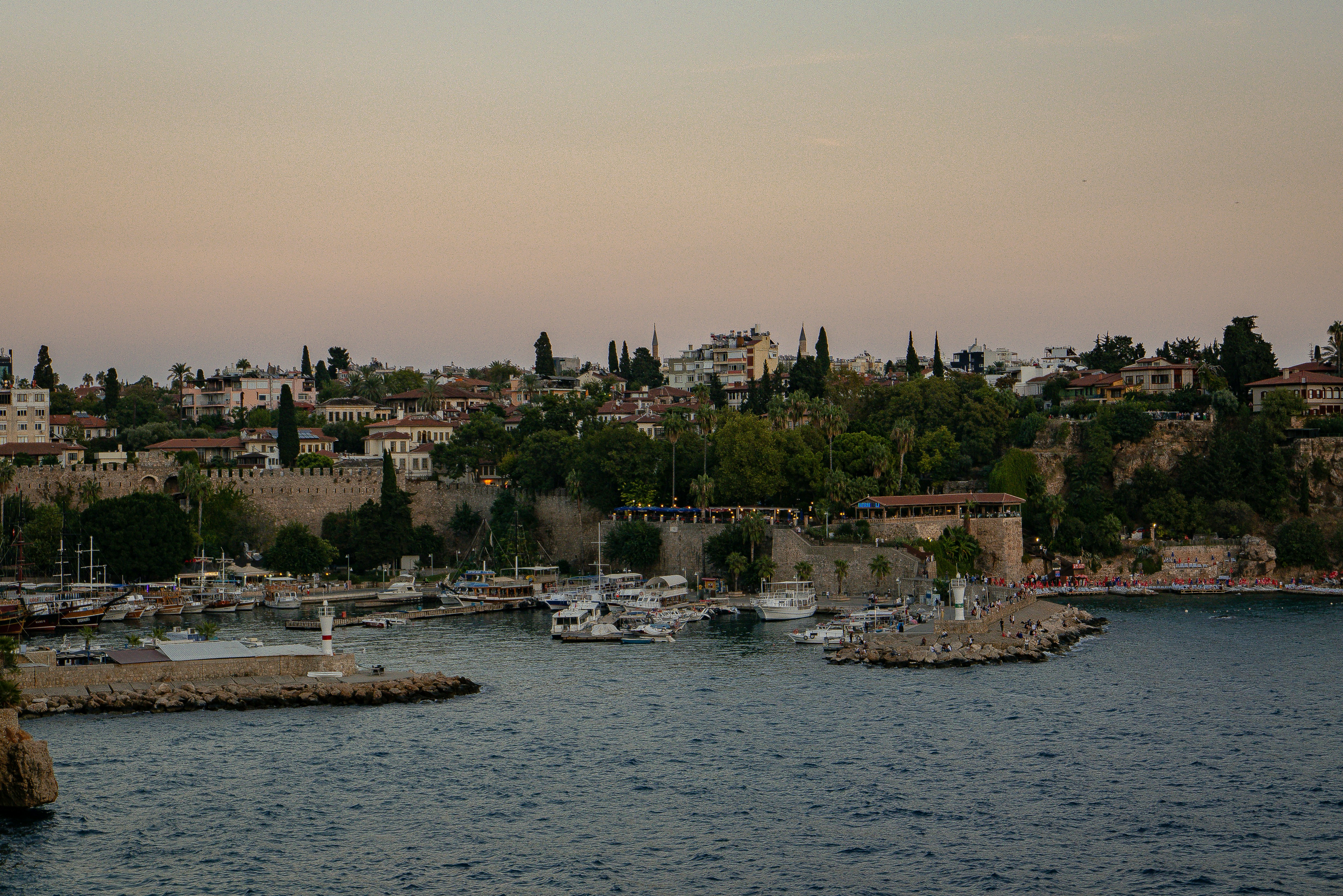Antalya Mediterranean harbour at sunset Turkey family holiday package from India