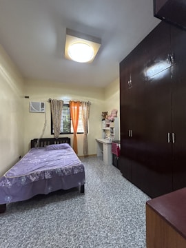 Before and after cleaning of a bedroom.