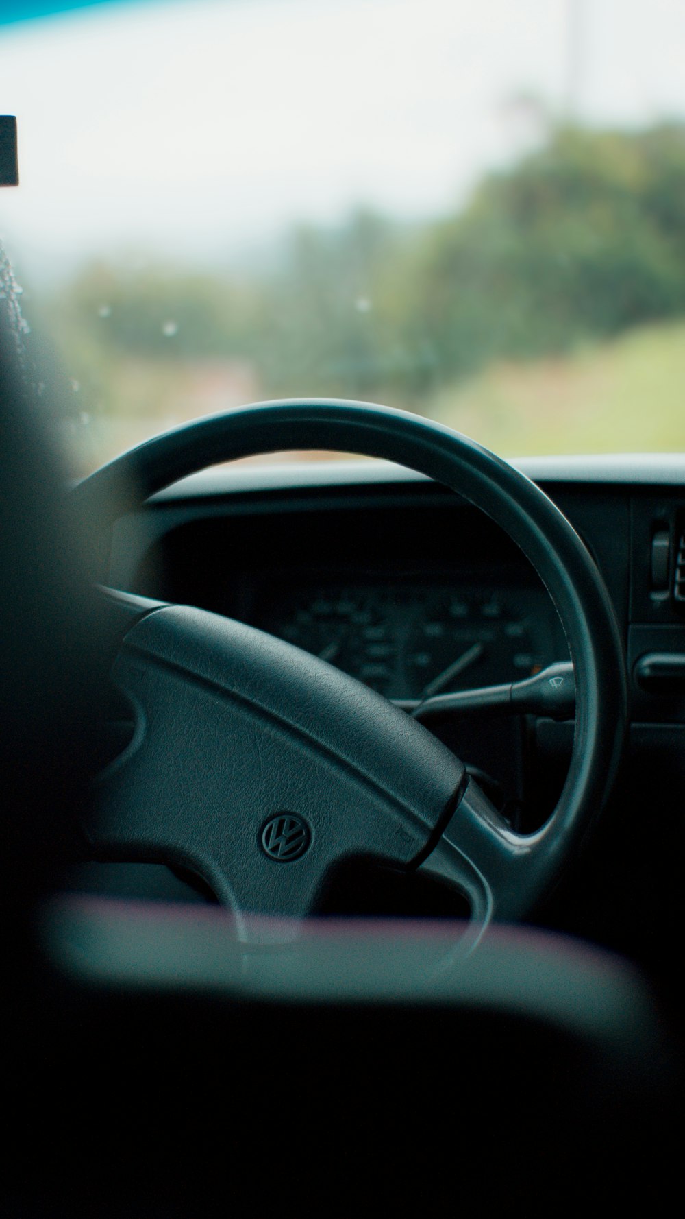 a view of a dashboard of a vehicle from inside the vehicle