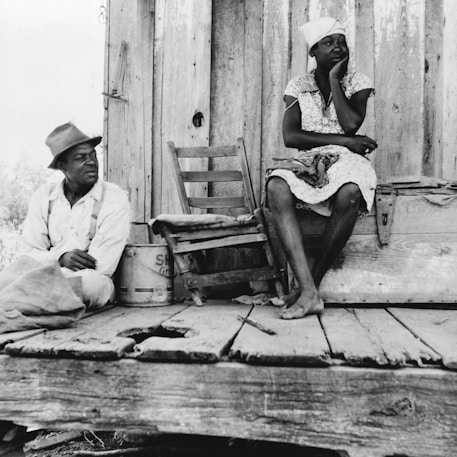 Title Negro sharecropper and wife. 