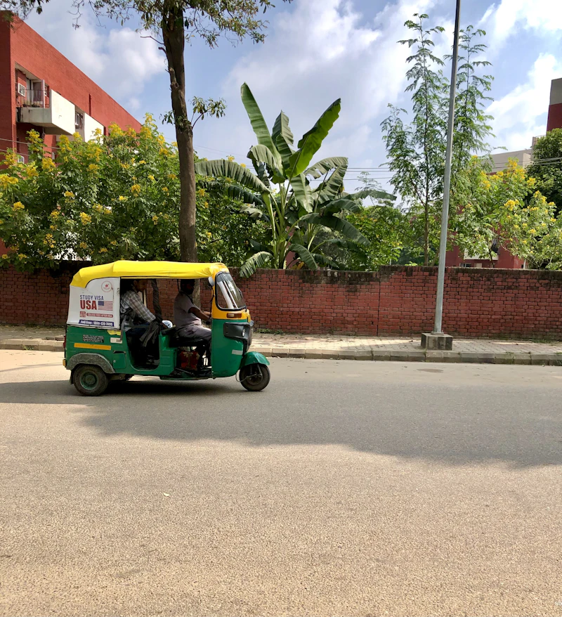 E-rickshaw fleet branding Chandigarh India - Prime Pixel Ads