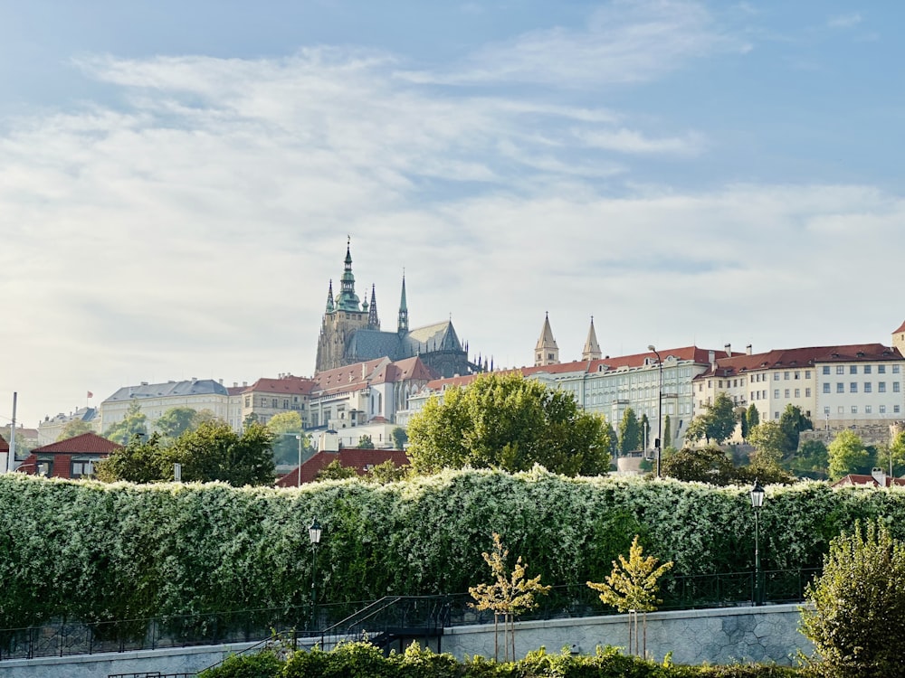 a view of a city from across a river