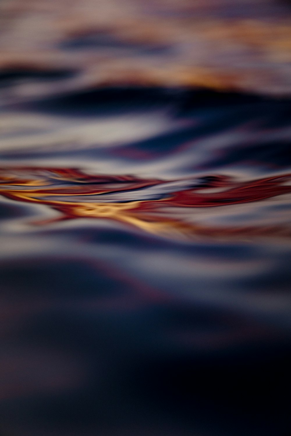 a blurry photo of a wave in the water