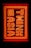 Bright red neon sign with stylized lettering, possibly spelling out 'Turn Up Asia'. The sign is enclosed in a rectangular frame against a dark background.