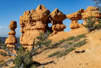 A stunning shot of the Gobi Desert's unique rock formations.