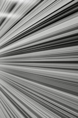 Minimalist abstract tech lines converging in a sleek black background.