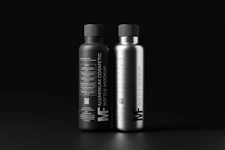 a couple of bottles that are on a table