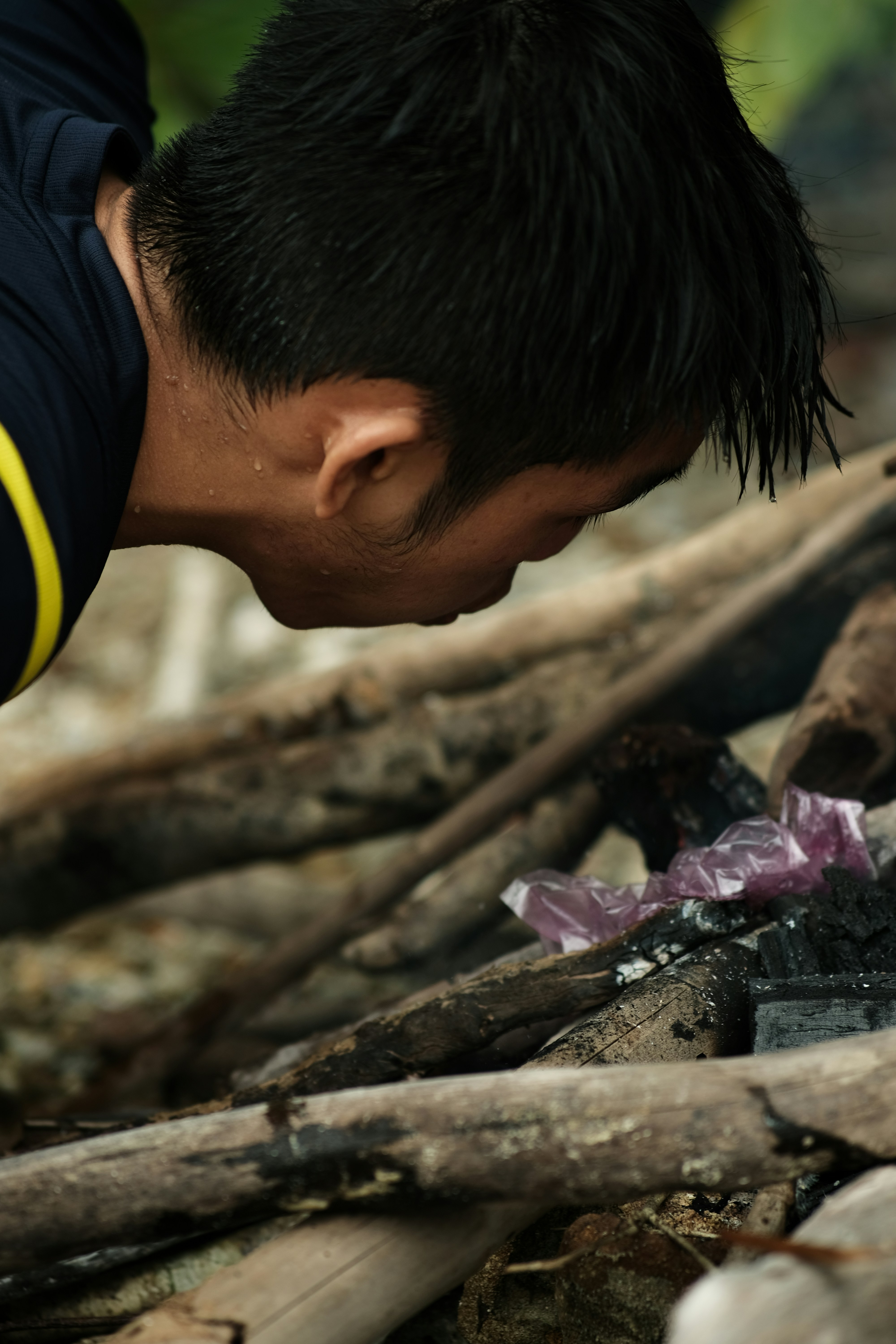 Picture of the day - smoldering man