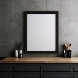 Close-up of elegant, minimalist kitchenware from nimblenest on a wooden countertop.