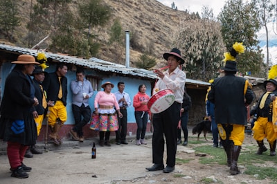 Community gathering listening to traditional music near the Magdalena riverbank.