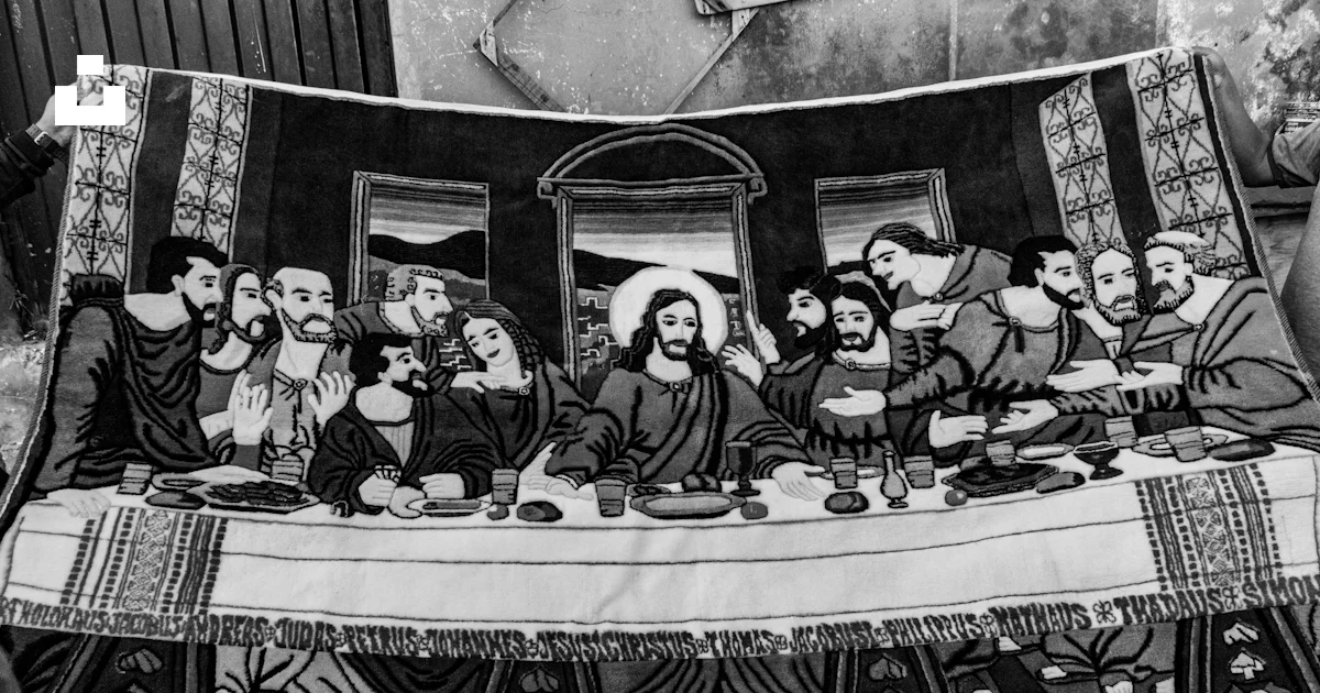 La Cène du Segneur (Jésus-Chrst et les douze apôtres) Cadres encadrés La Cène du Segneur (Jésus-Chrst et les douze apôtres) Cadres encadrés