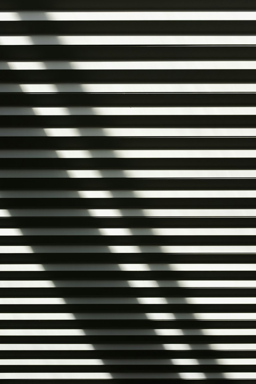 une photo en noir et blanc de l’ombre d’une fenêtre