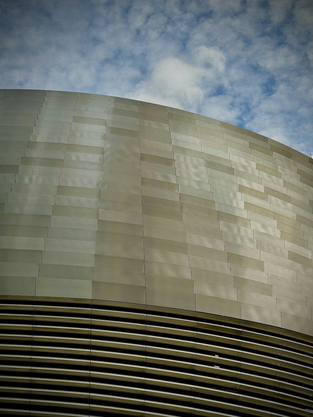 a large building with a clock on the side of it