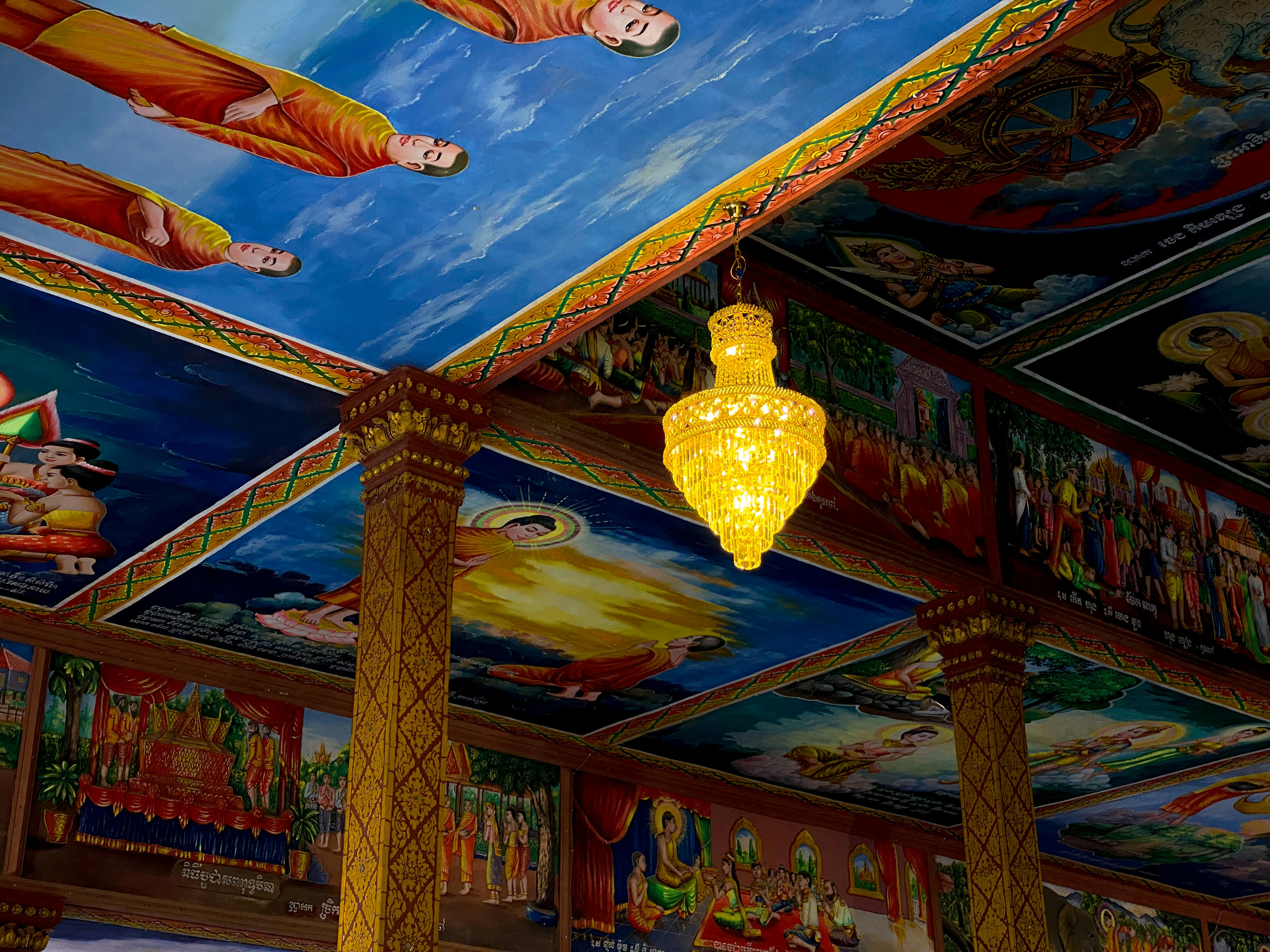Pchum Ben Season Pagoda Kandal Provice of Cambodia Anlong Tasek Pagoda